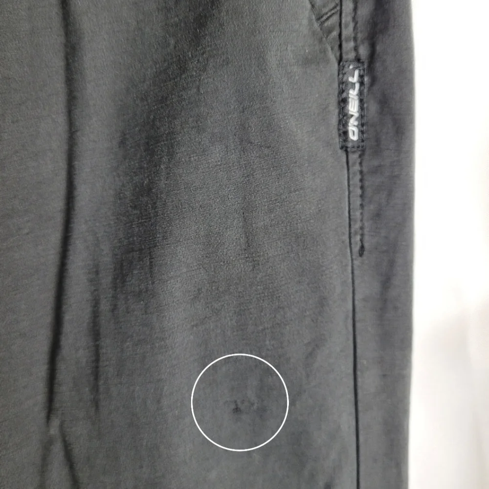 O'NEILL Mission Hybrid Standard Fit Black Outdoor Chino Pants Mens Size 28